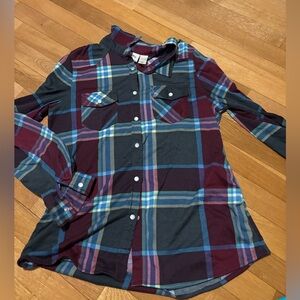 Daytrip Women's Plaid Button Down Shirt